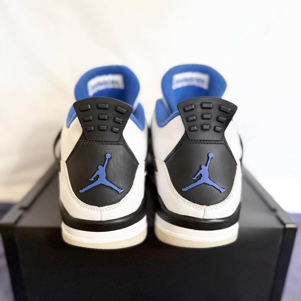 AUTHENTIC Jordan 4 Retro “Motorsports” size 12 308497-117 2017 PRE-OWNED - Picture 5 of 8